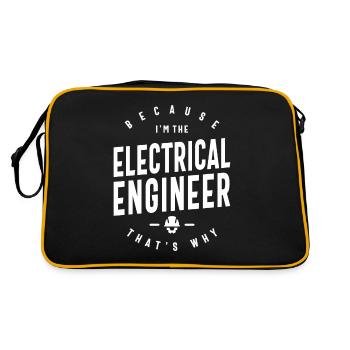 Titre du poste d’ingénieur électricien Profession - Sac Retro - noir/or - Dos