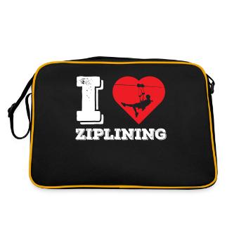 J’aime la tyrolienne Sport Tyrolienne Tyrolienne - Sac Retro - noir/or - Dos