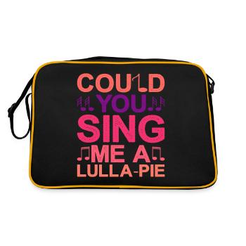 Could You Sing Me A Lulla-Pie - Retro Bag - black/gold - Back