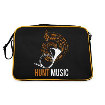 Création du groupe Jagdhorn Jäger Music - Sac Retro - noir/or - Dos