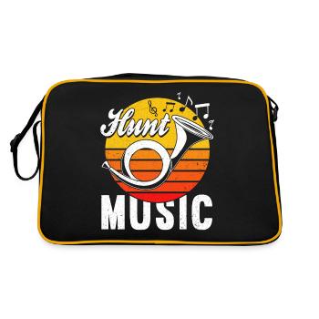 Création du groupe Jagdhorn Jäger Music - Sac Retro - noir/or - Dos