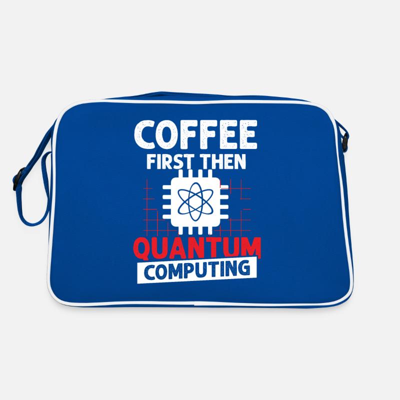 Quantum physics qubit Retro Bag