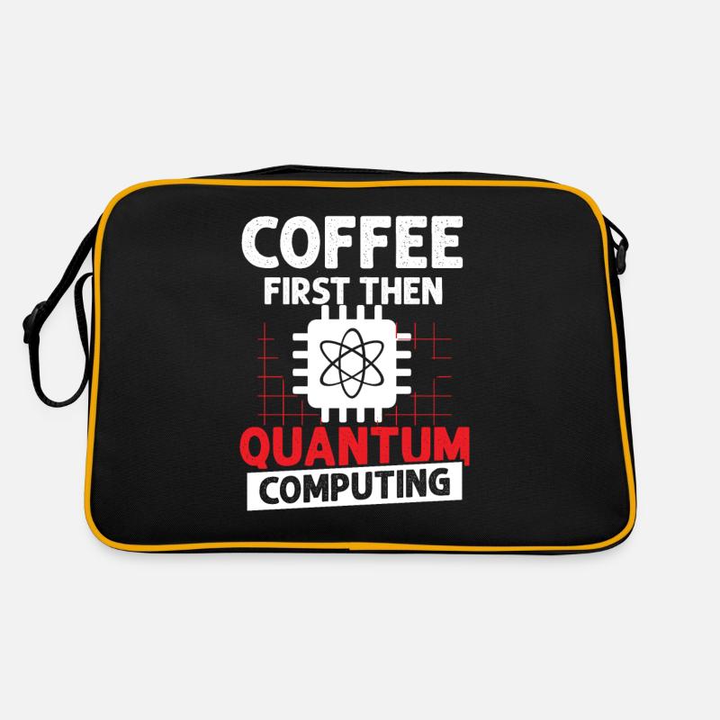 Quantum physics qubit Retro Bag