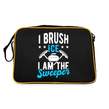 Pierre de curling Curler - Sac Retro - noir/or - Dos
