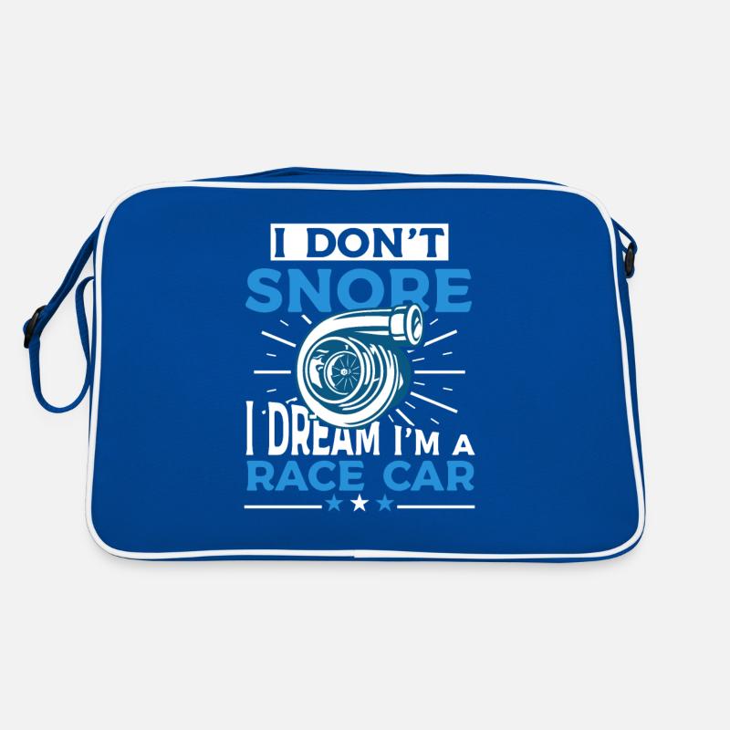 Ich schnarche nich Lustiges Schnarchen Retro Tasche