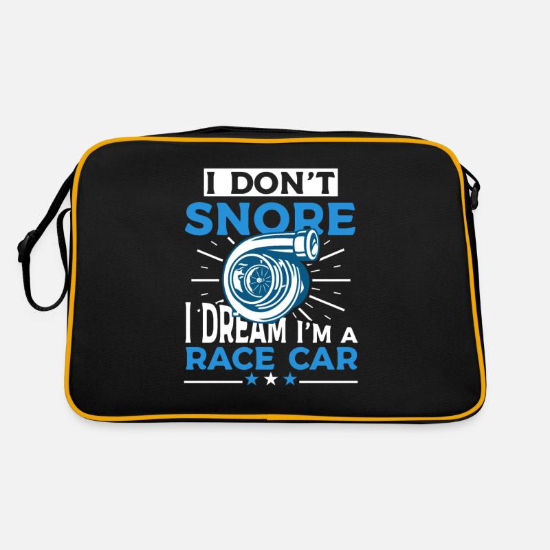 I don't snore Funny snoring Retro Bag