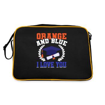Senior Class Fun Graduation Ceremony 2022 - Retro Bag - black/gold - Back