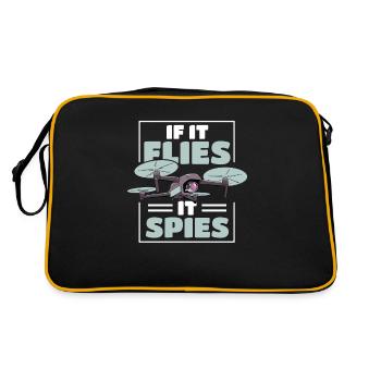 Photography Drone Camera Lovers - Retro Bag - black/gold - Back