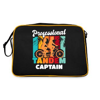Cycling Professional Tandem Captain - Retro Bag - black/gold - Back
