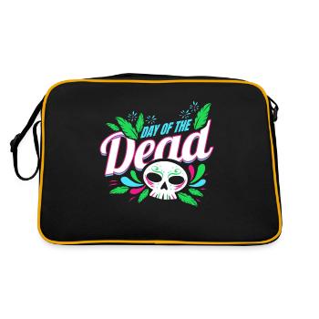 Logo pour le Jour des Morts - Sac Retro - noir/or - Dos