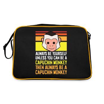 Soyez toujours vous-même, sauf si vous le pouvez - Sac Retro - noir/or - Dos