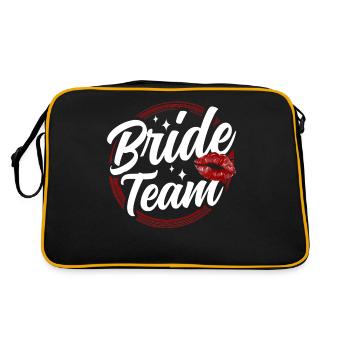 Team Bride Brides Weddings Wedding Party - Sac Retro - noir/or - Dos