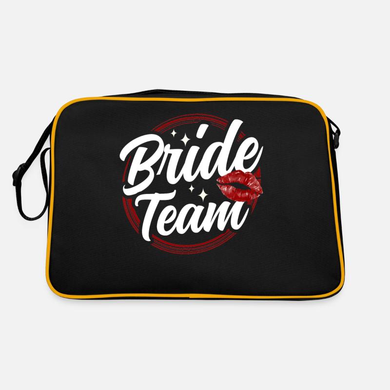Team Bride Brides Weddings Wedding Party Sac Retro