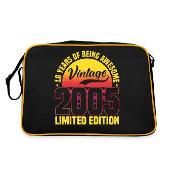 18 ans Millésime 2005 Edition Limitée 18. - Sac Retro - noir/or - Dos