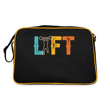 Lift Workout Weightlifting Gym Weightlifting - Sac Retro - noir/or - Dos