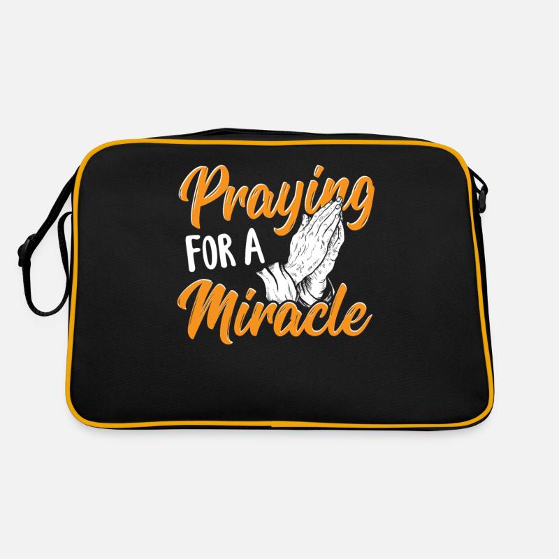 Prier pour un pasteur miracle Sac Retro
