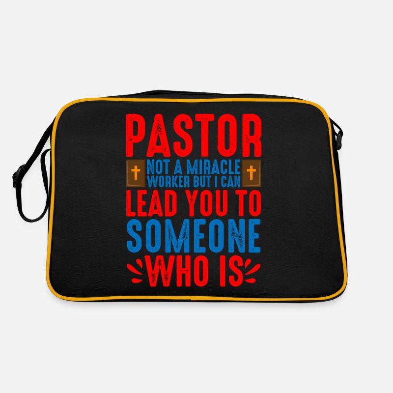 Pastor, Not A Miracle Worker 2 Retro Tasche