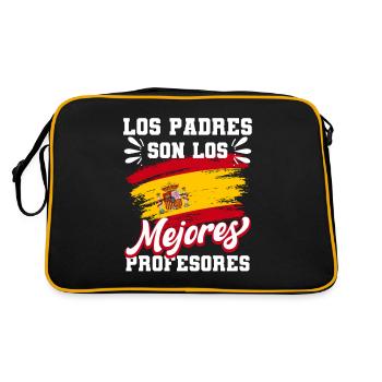Spanish Papa Daddy Best Daddy - Retro Bag - black/gold - Back