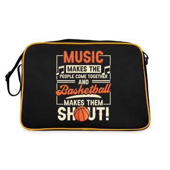 Game Sports Music Player Musical Fan - Retro Bag - black/gold - Back