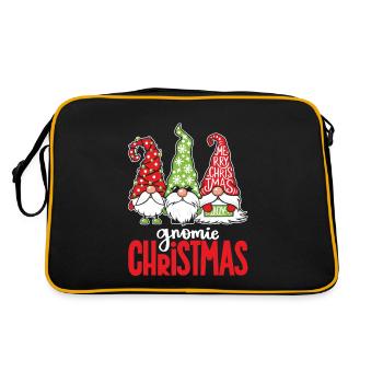 Gnomie Chritsmas pour Gnomie Fan - Sac Retro - noir/or - Dos
