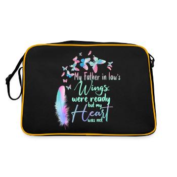 Mon beau-père Mon ange gardien drôle - Sac Retro - noir/or - Dos