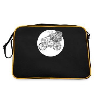 Vietnam I Saigon Scooter Pho Bo Motif de voyage pour - Sac Retro - noir/or - Dos