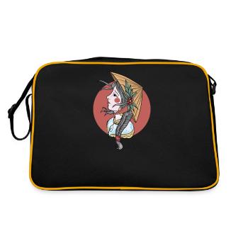Vietnam I Saigon Scooter Pho Bo Motif de voyage pour - Sac Retro - noir/or - Dos