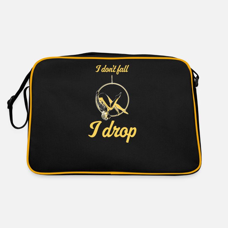 Aerial Silks I acrobatics dancer yoga design for Retro Tasche