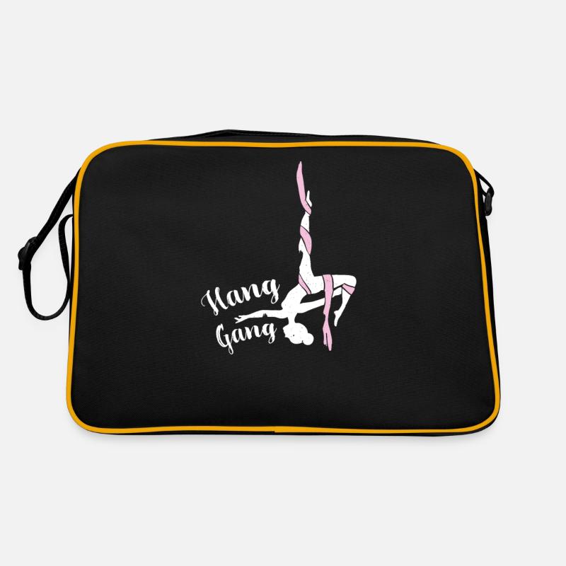 Aerial Silks I acrobatics dancer yoga design for Retro Tasche