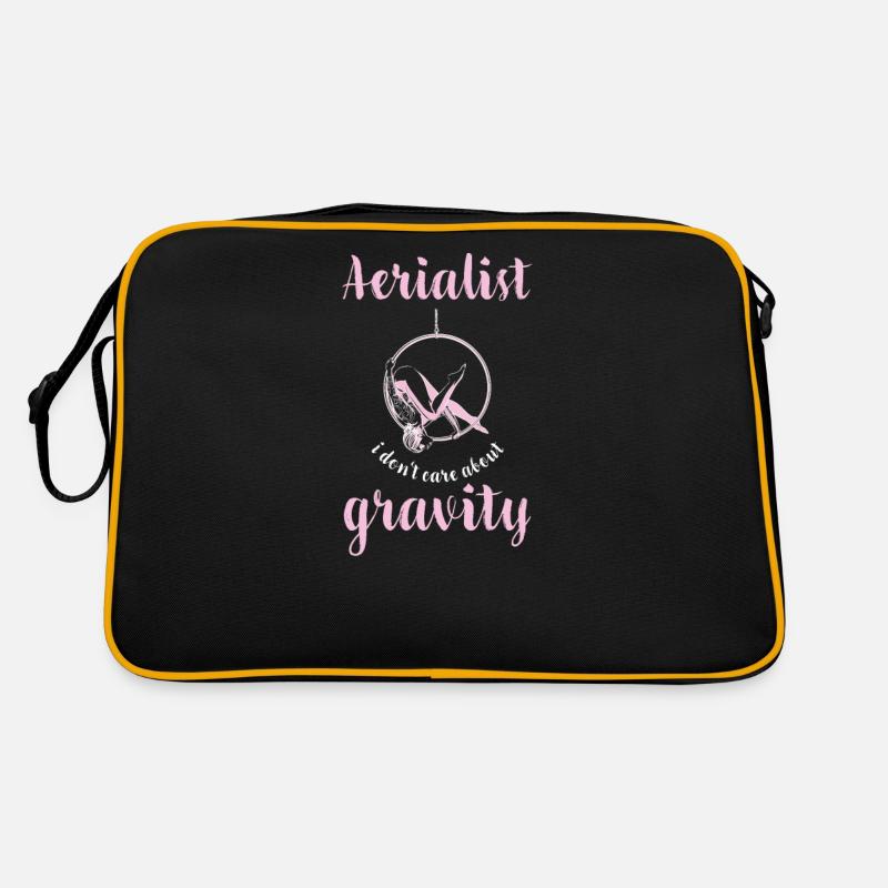 Aerial Silks I acrobatics dancer yoga design for Retro Tasche