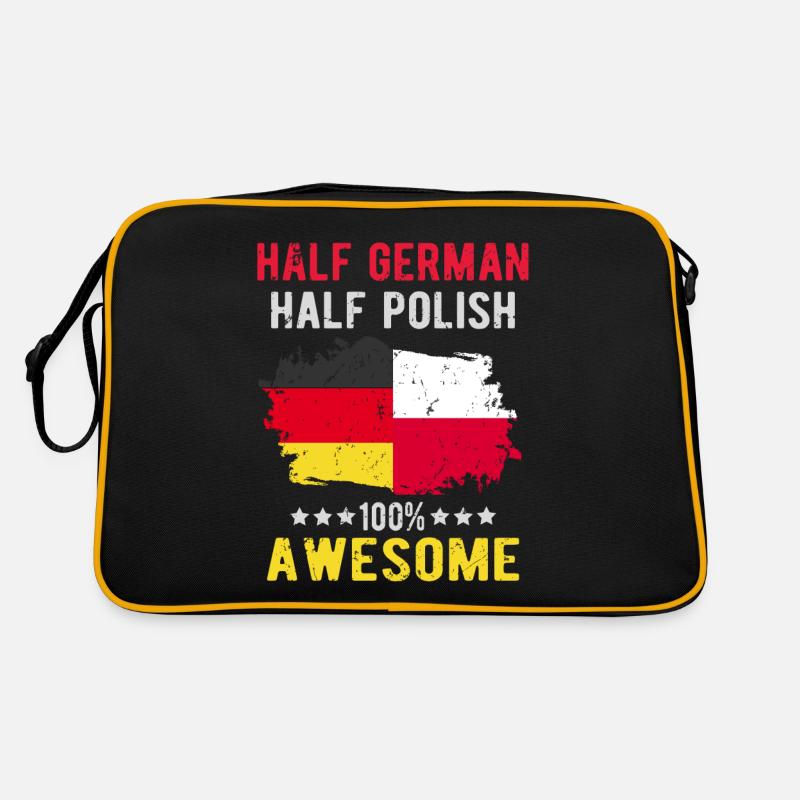 Halb Deutsch Halb Singapurer Retro Tasche