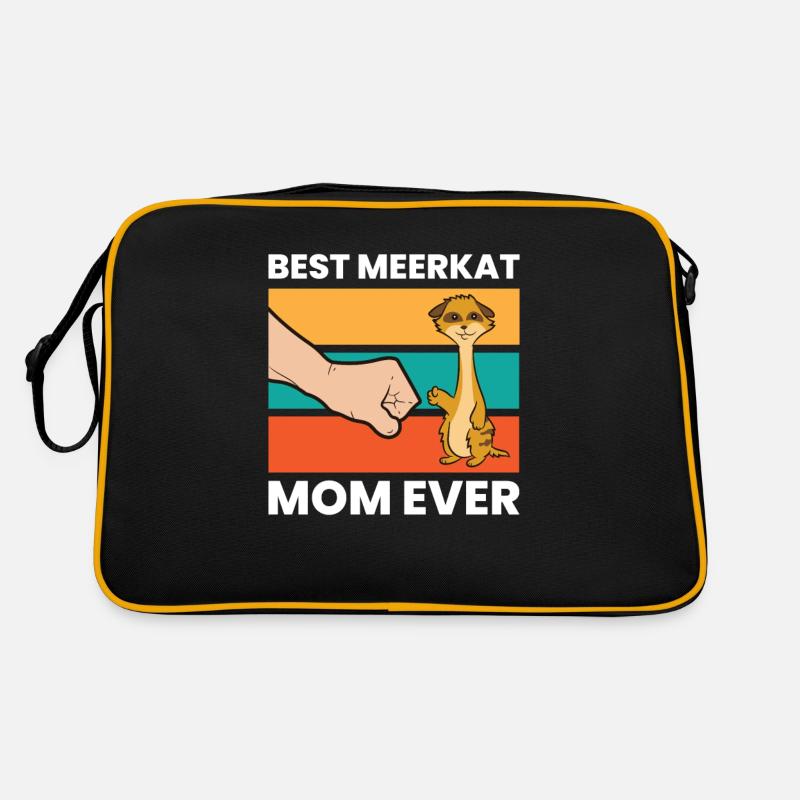Meilleure mère suricate jamais amusante Sac Retro
