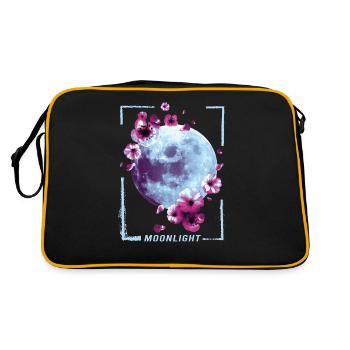 Moonlight Japanese Painting Retro Graphics - Sac Retro - noir/or - Dos