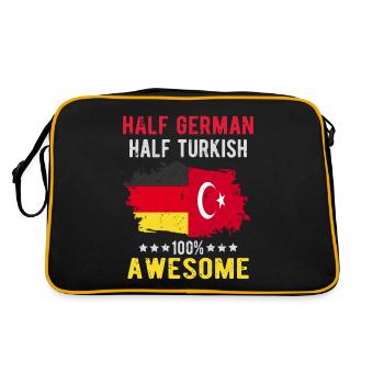 Moitié allemand moitié turc - Sac Retro - noir/or - Dos