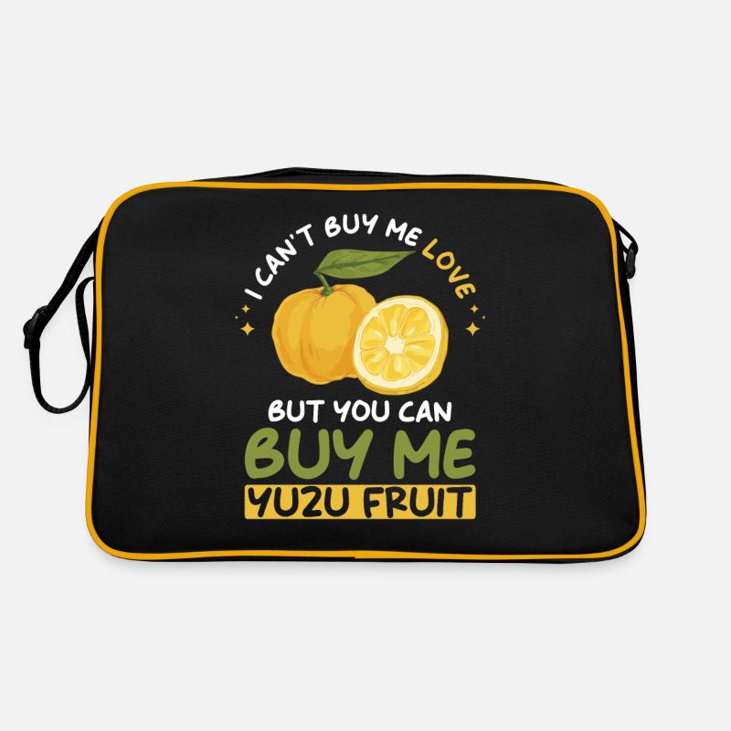 Yuzu Fruit Dicton - Sac Retro - noir/or