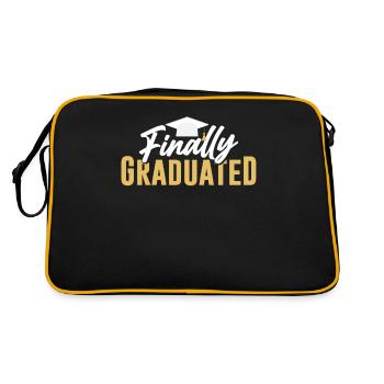 Finally graduated Graduate Graduate - Retro Bag - black/gold - Back