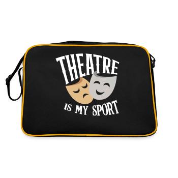 Theatre Sport Hobby Profession - Retro Bag - black/gold - Back