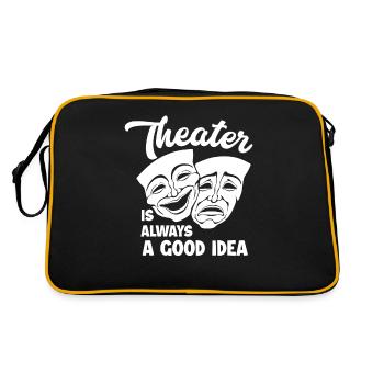 Theatre Actor Musical Theatre Play - Retro Bag - black/gold - Back