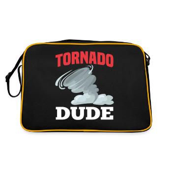 Tornado type storm chaser - Retro Bag - black/gold - Back