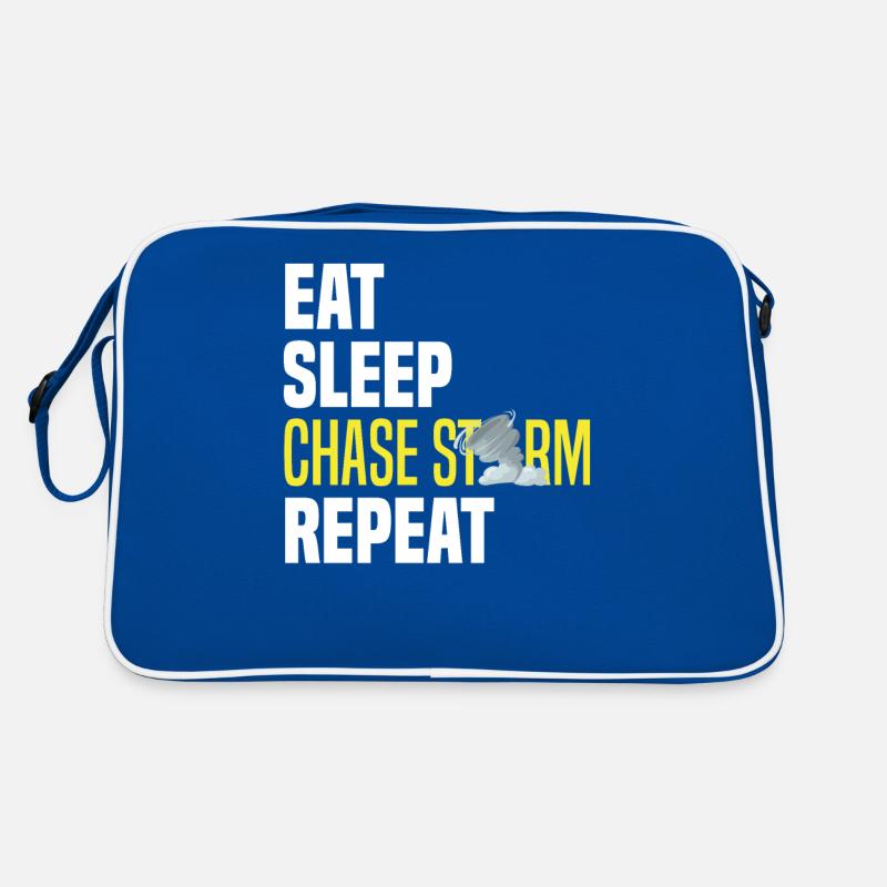 Manger Sleeping Storm Chases Répéter Sac Retro