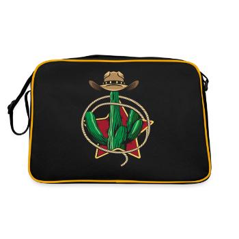 Cactus de l’Ouest - Sac Retro - noir/or - Dos