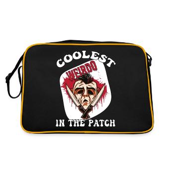 Coolest Weirdo In The Patch Serial Killer - Retro Bag - black/gold - Back