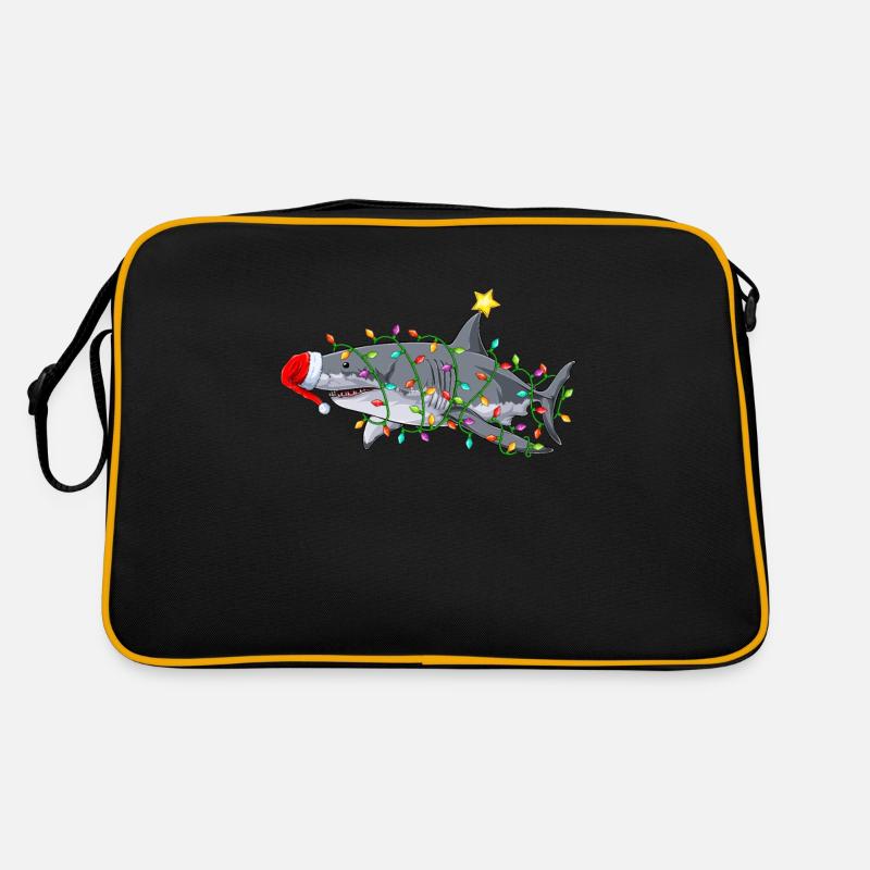 Joyeux Noël Requin Noël Sac Retro