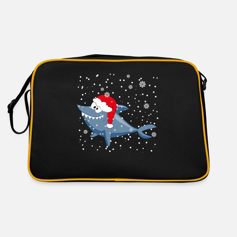 Drôle de Noël Requin Noël Sac Retro