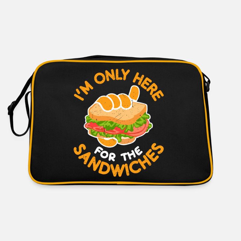 I'm only here for the sandwiches Retro Bag
