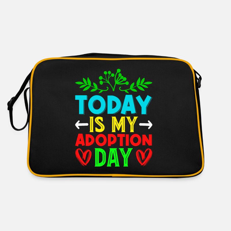 Heute Ist Mein Adoptionstag Der Tag Der Retro Tasche