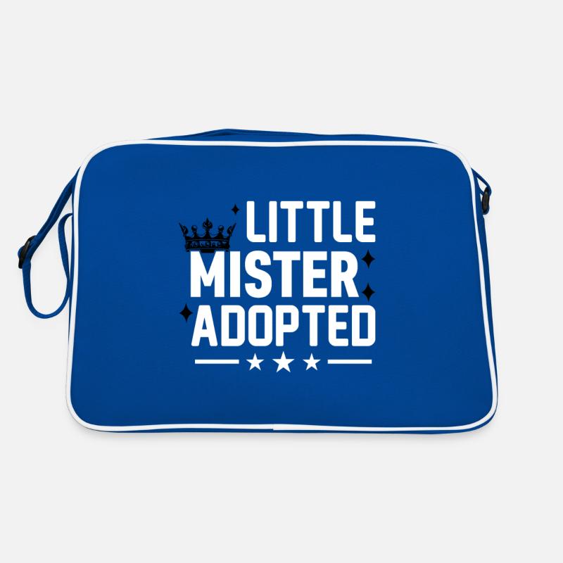 Kleiner Herr Adoptivkönig Krone Liebe Kinder Retro Tasche