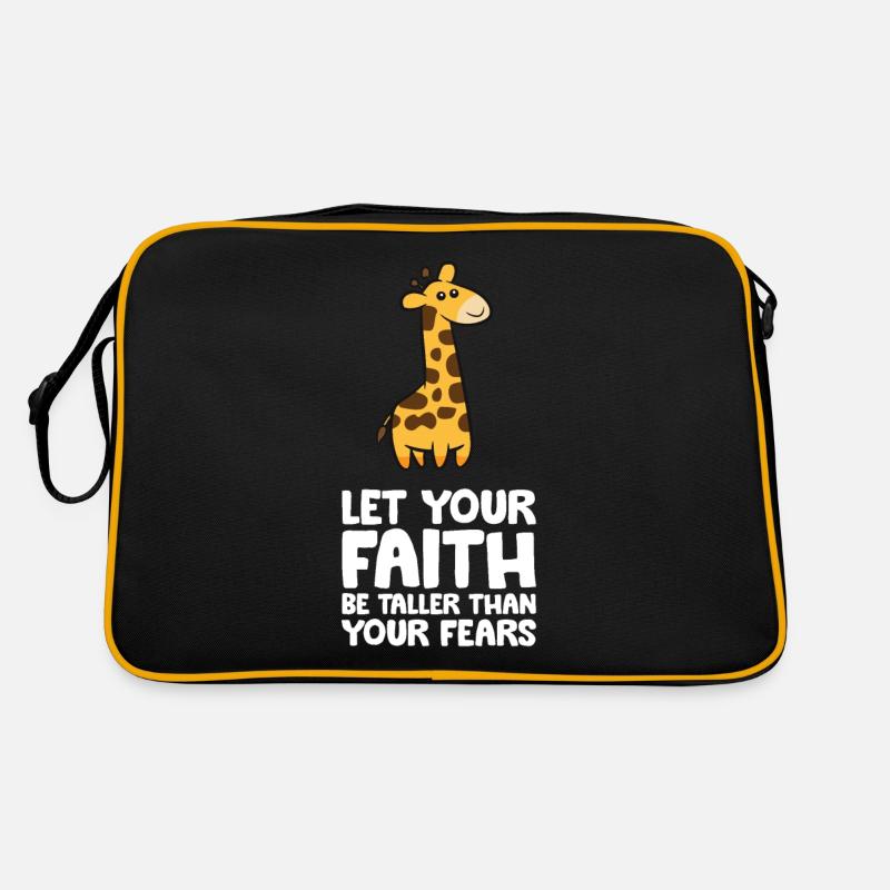Que votre foi soit plus grande que vos peurs Sac Retro