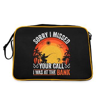 Drôle de dire Citation sarcastique Lif ironique - Sac Retro - noir/or - Dos