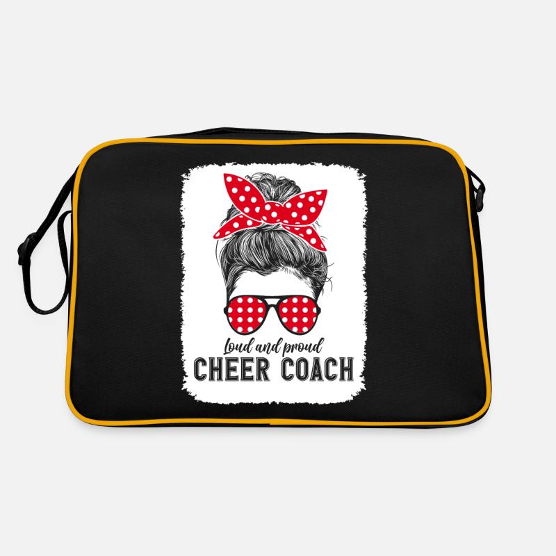 Witziger Cheer Coach Lifestyle Ironisch Sarkastisc Retro Tasche